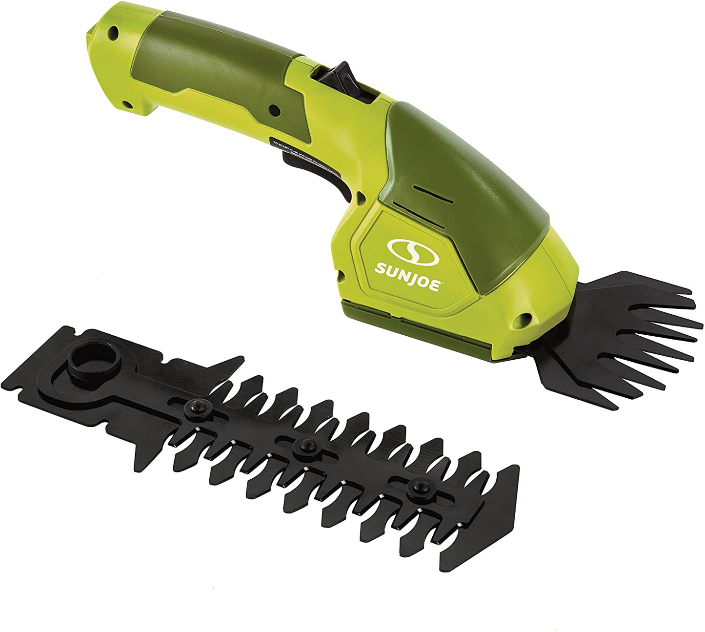 Sun Joe HJ604C 7.2-Volt 2-In-1 1250-RPM Cordless Grass Shear / Shrubber Handheld Trimmer, Rechargeable On-Board Lithium-Ion Battery and Charger Included
