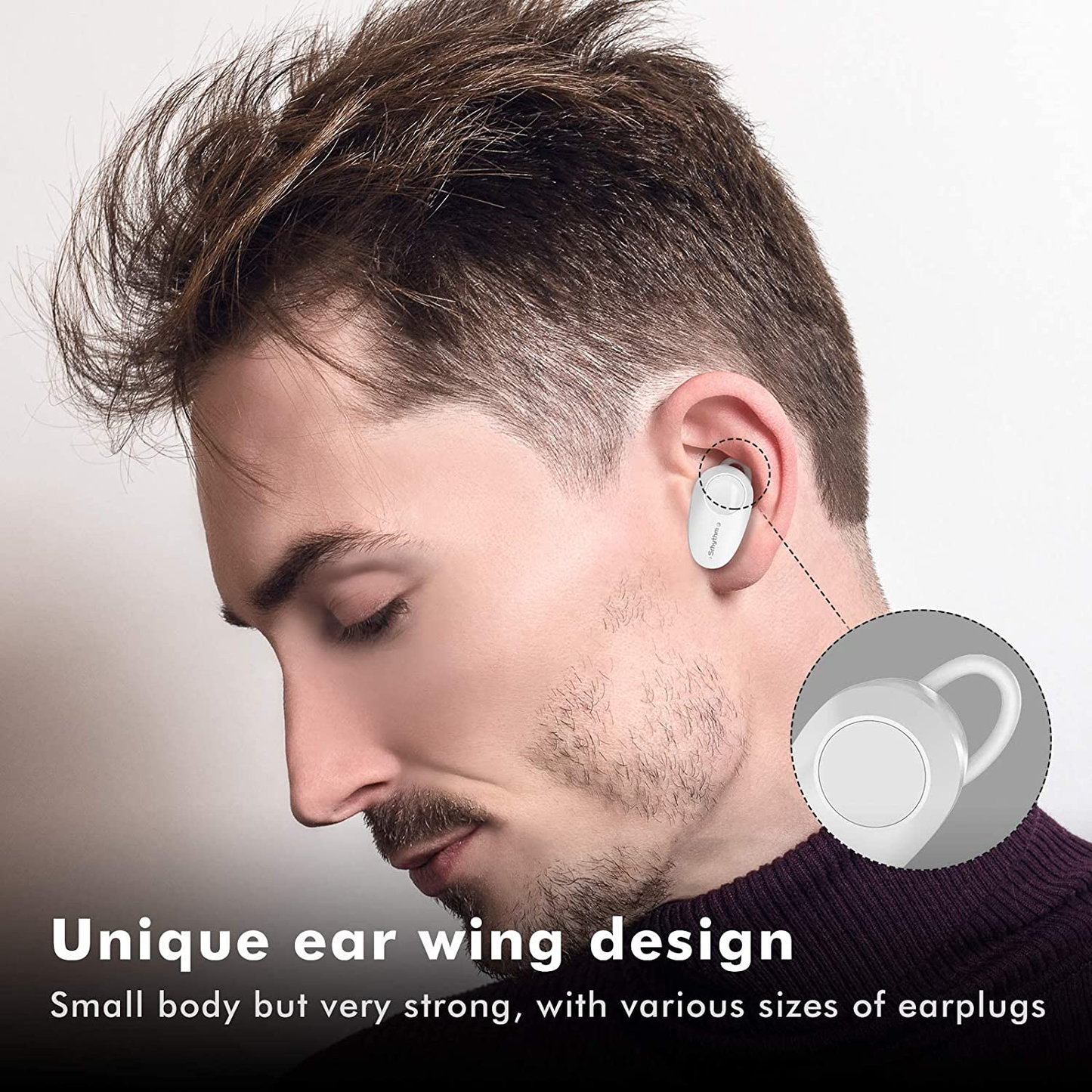 S5 Active Noise Cancelling Earbuds,Wireless ANC Bluetooth 5.1 Earphones with 50 Hours’ Playtime Hifi Stereo Deep Bass and Touch Control for Sports,Travel