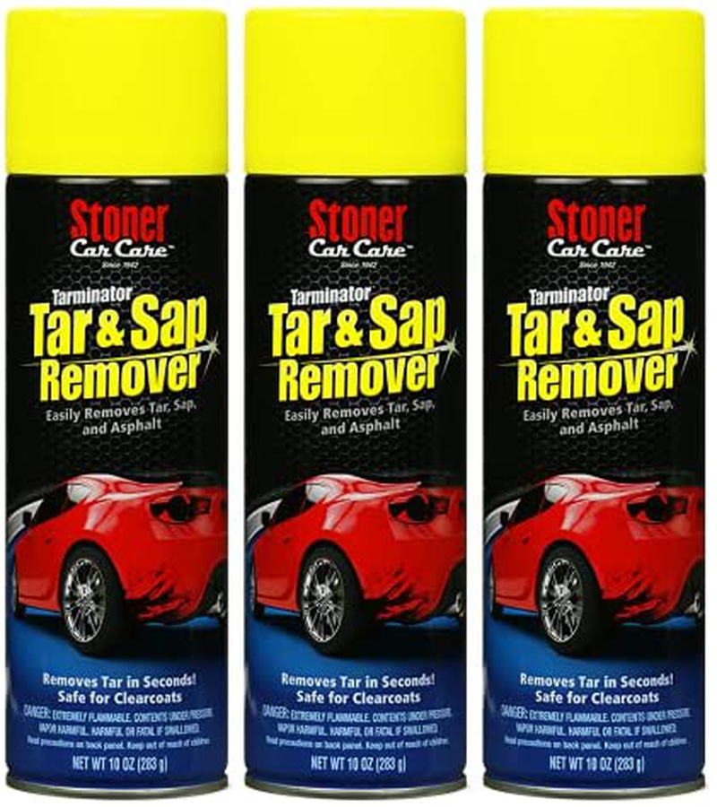 Stoner Car Care 91154 10-Ounce Tarminator Tar, Sap, and Asphalt Remover Safe on Automotive Paint and Chrome on Cars, Trucks, RVs, Motorcycles, and Boats, Pack of 1