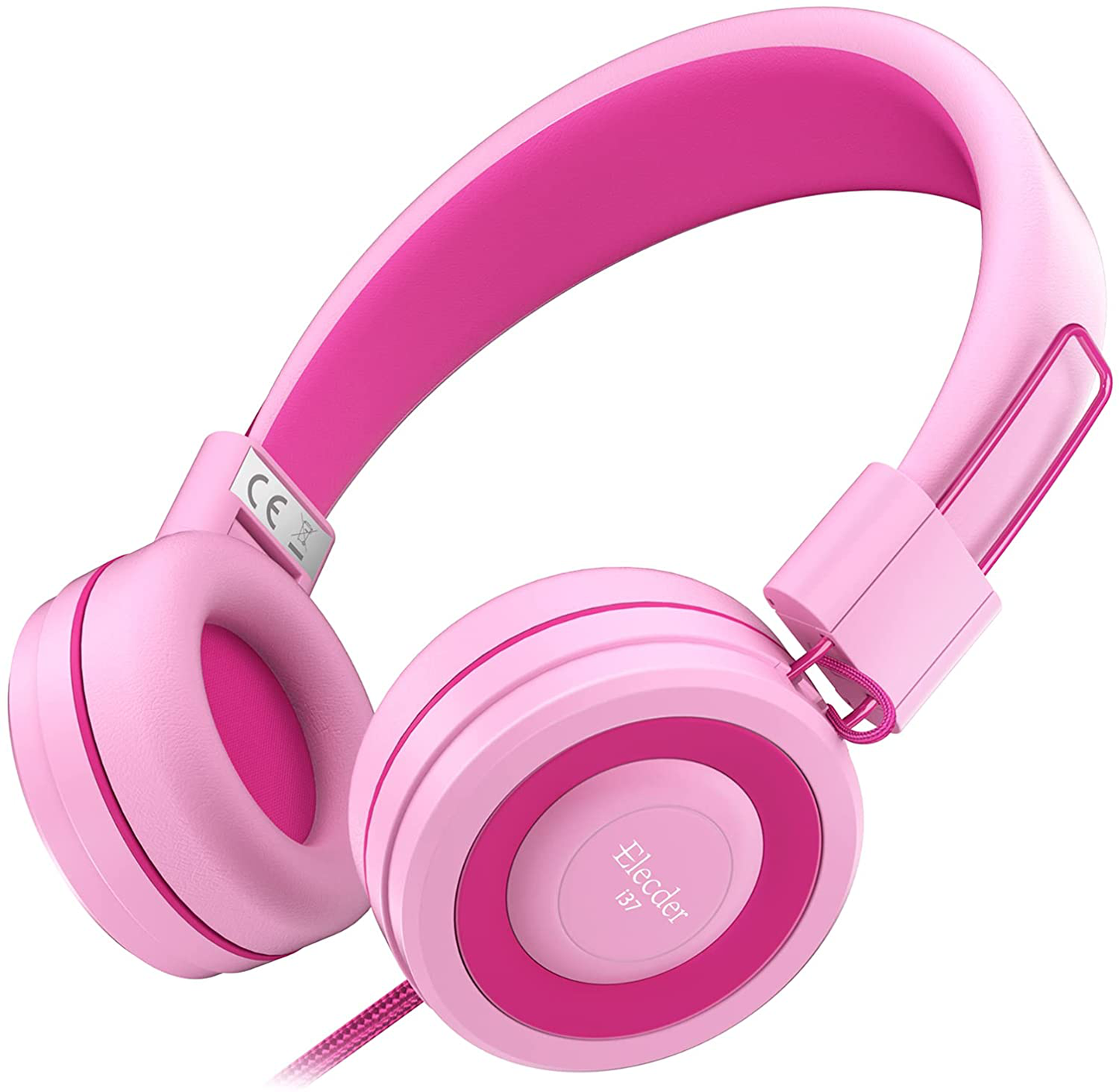Elecder i37 Kids Headphones Children Girls Boys Teens Foldable Adjustable On Ear Headphones 3.5mm Jack