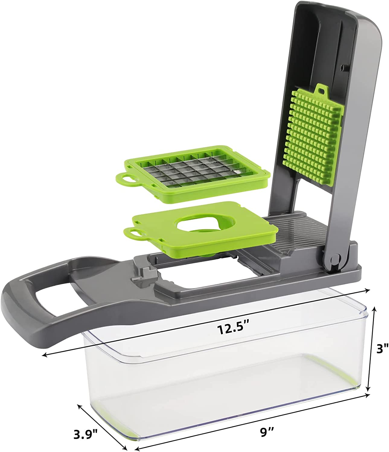 XL Multi 11-In-1 Vegetable Chopper Slicer Cutter, with Mandoline Slicer Cutter Chopper