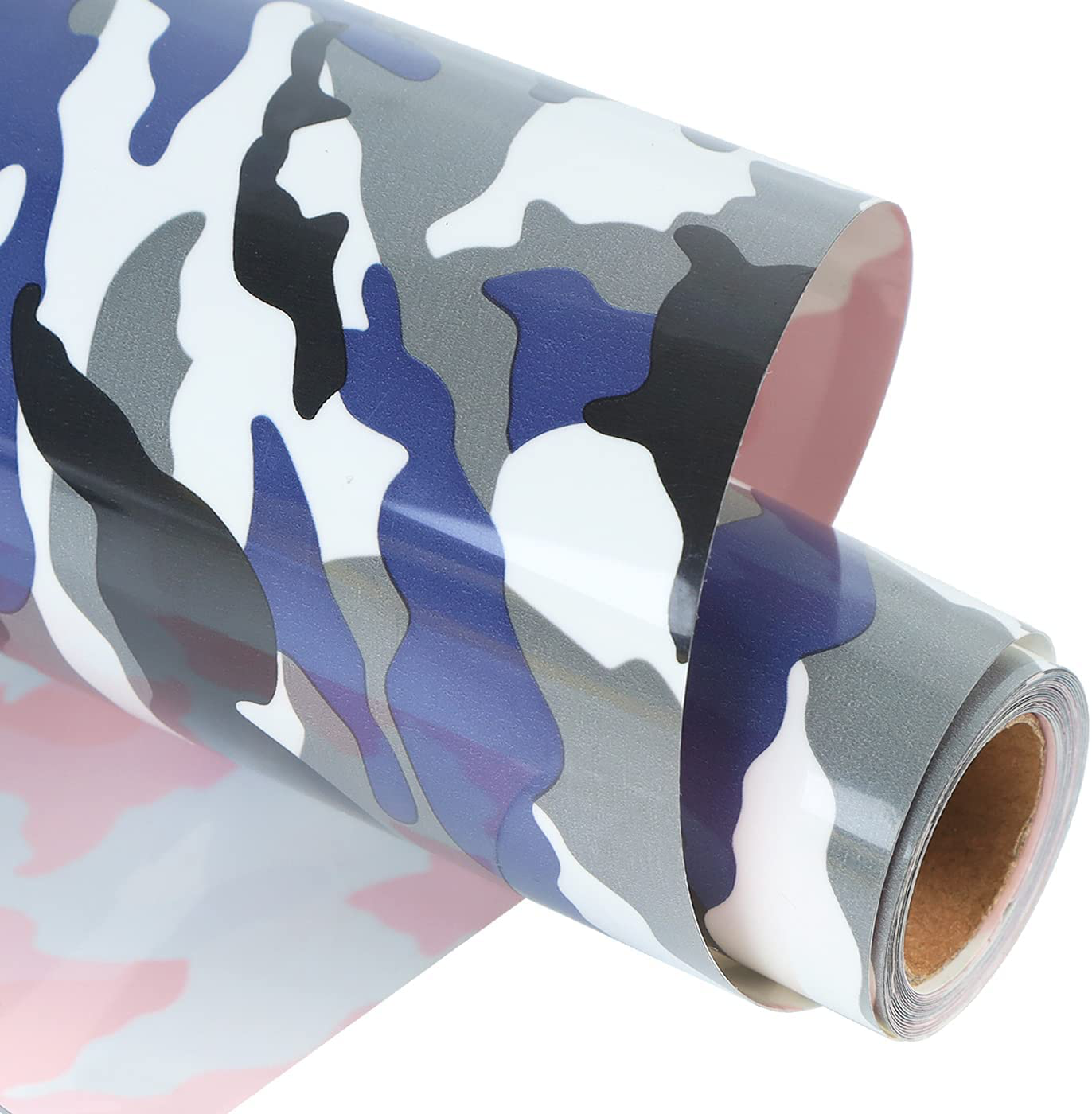 Adhesive Heat Transfer Vinyl for T-Shirts 12" x 8ft Roll Glossy