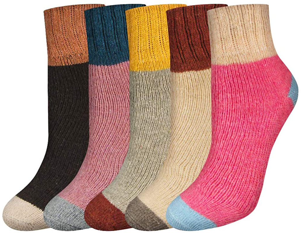 Women Socks Winter Women Socks Warm Thick Soft Wool Socks Christmas Gift Socks for Women Cozy Crew Socks