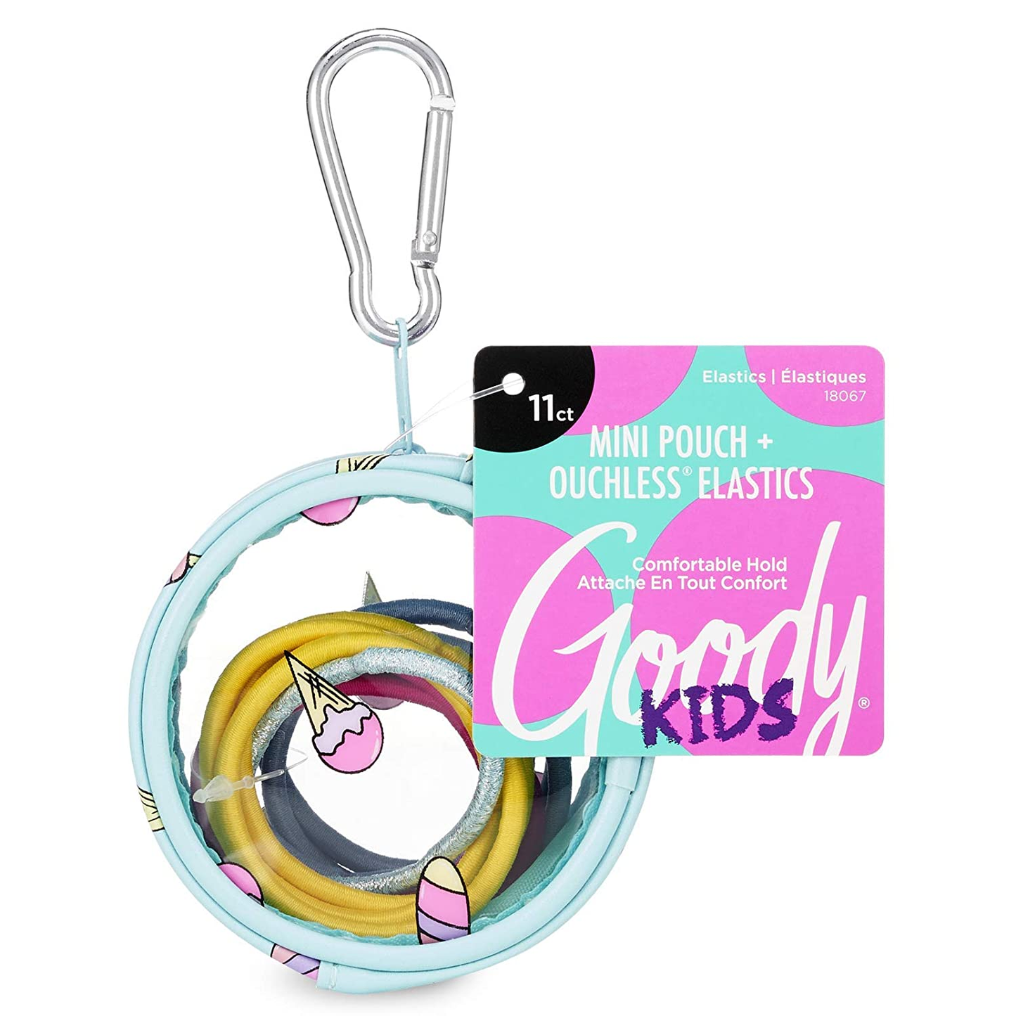 Goody Ouchless Elastic Hair Ties - 60 Count, Assorted in Brights and Pastels - Perfect for Fine, Curly Hair and Sensitive Scalps - Pain Free Hair Accessories for Men, Women, Girls and Boys