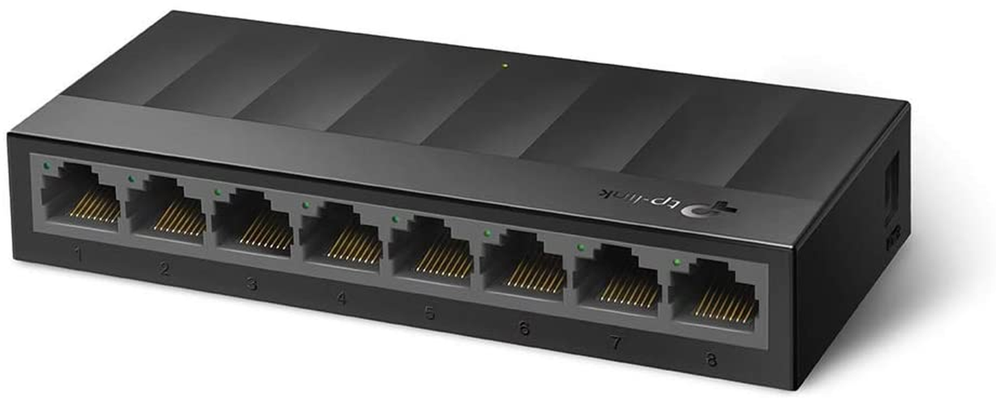 Tp-Link Litewave 5 Port Gigabit Ethernet Switch | Desktop Ethernet Splitter | Plastic Case | Unshielded Network Switch | Plug & Play | Fanless Quiet | Unmanaged (LS1005G)