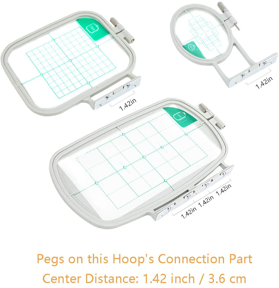 Sew Tech Embroidery Hoops for Brother SE600 PE550D PE535 SE400 PE525 PE540D PE500 SE625 SE425 Innovis Babylock Brother Embroidery Machine Hoop