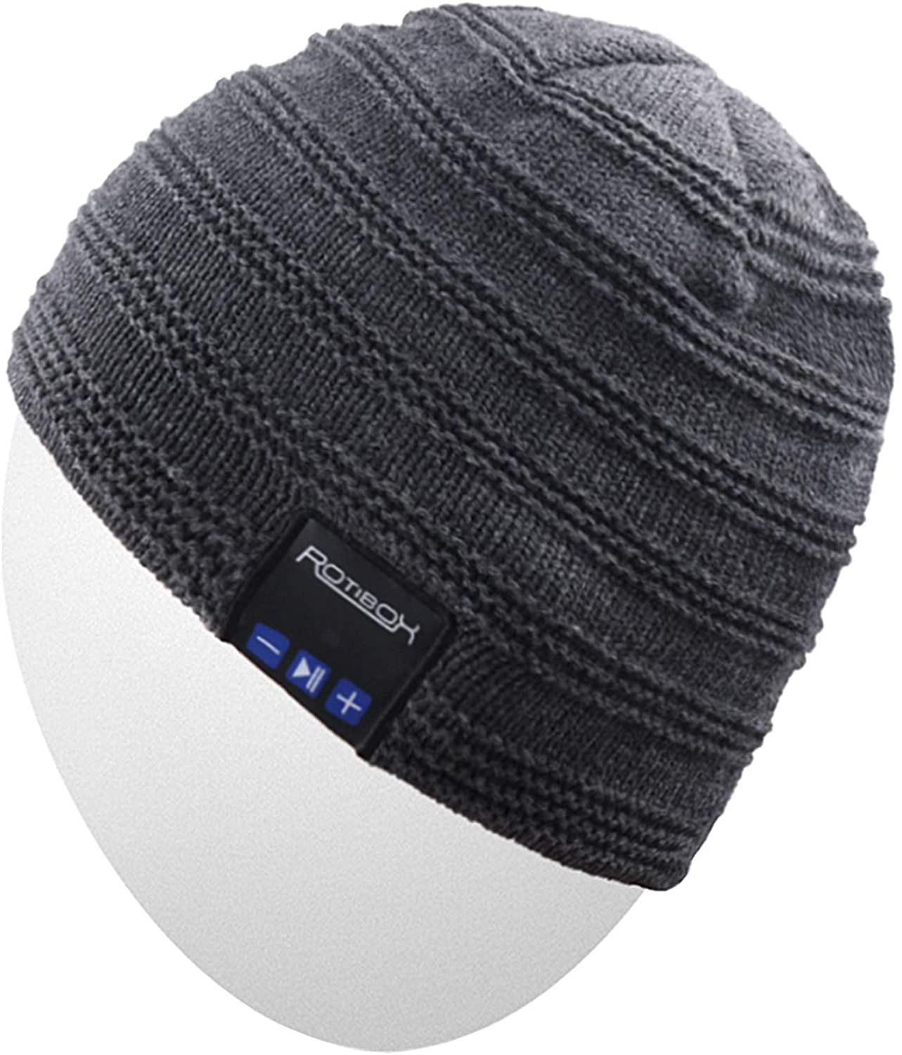 Rotibox Bluetooth Beanie Hat Wireless Headphone for Outdoor Sports Xmas Gifts