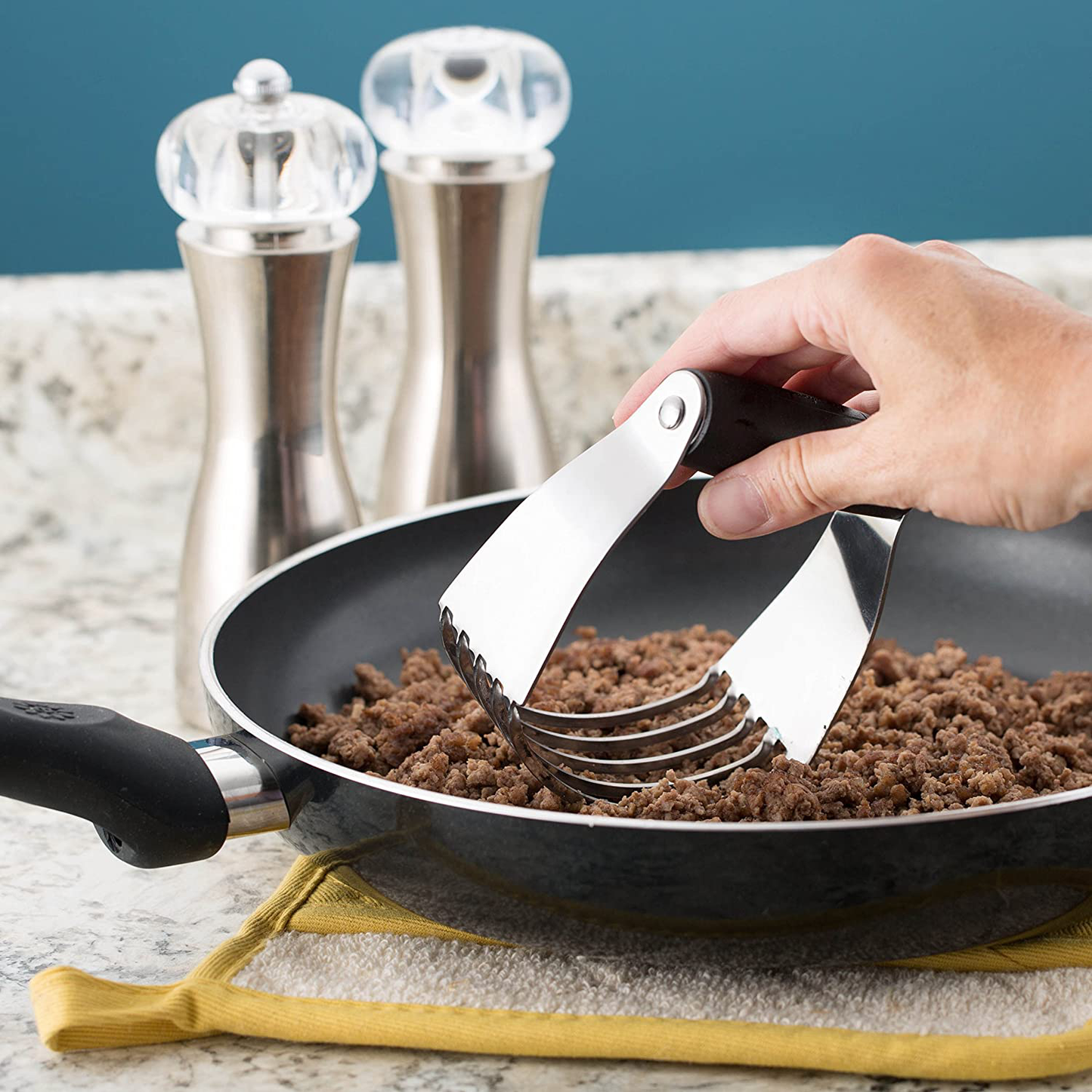 Spring Chef Dough Blender, Top Professional Pastry Cutter with Heavy Duty Stainless Steel Blades