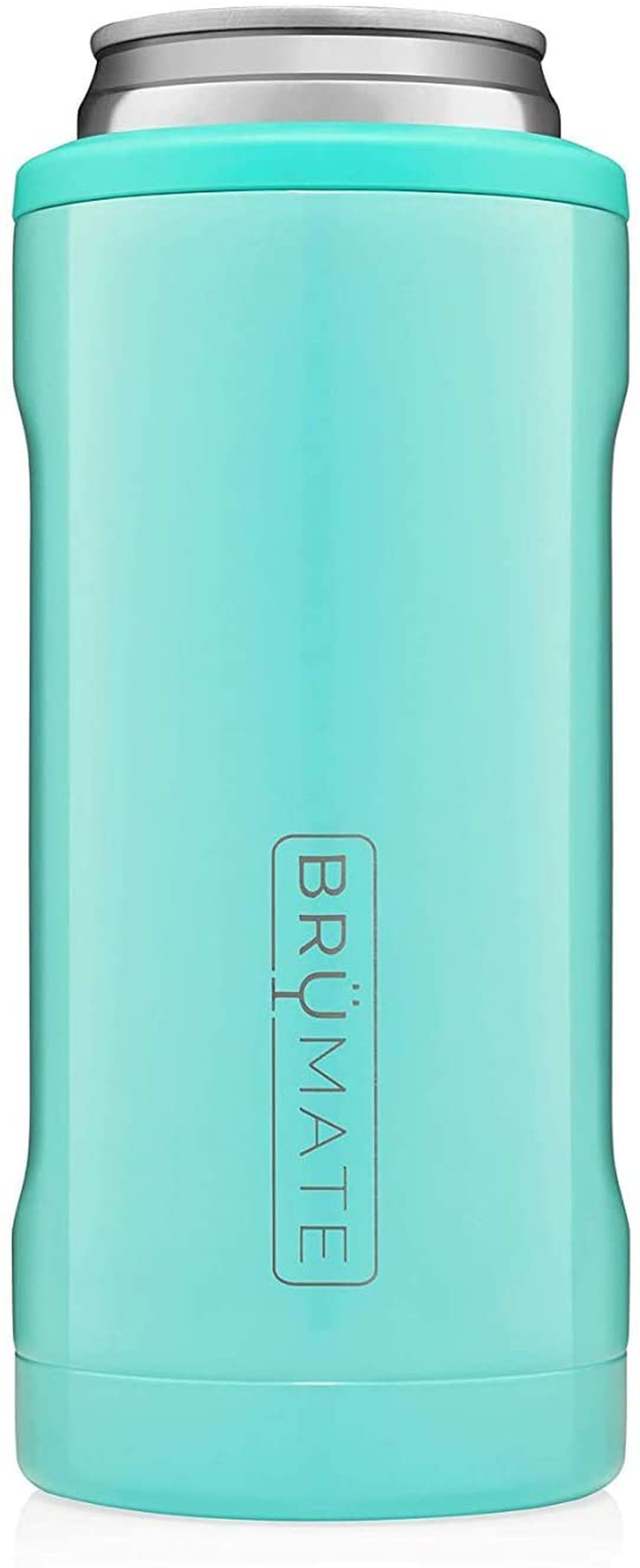 BrüMate Hopsulator Slim Double-walled Stainless Steel Insulated Can Cooler for 12 Oz Slim Cans