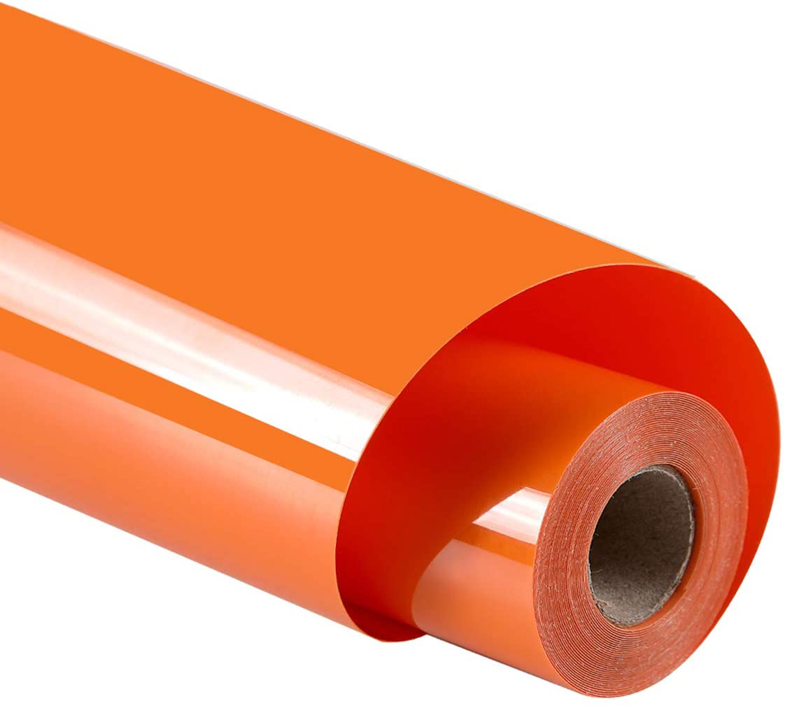 Adhesive Heat Transfer Vinyl for T-Shirts 12" x 8ft Roll Glossy