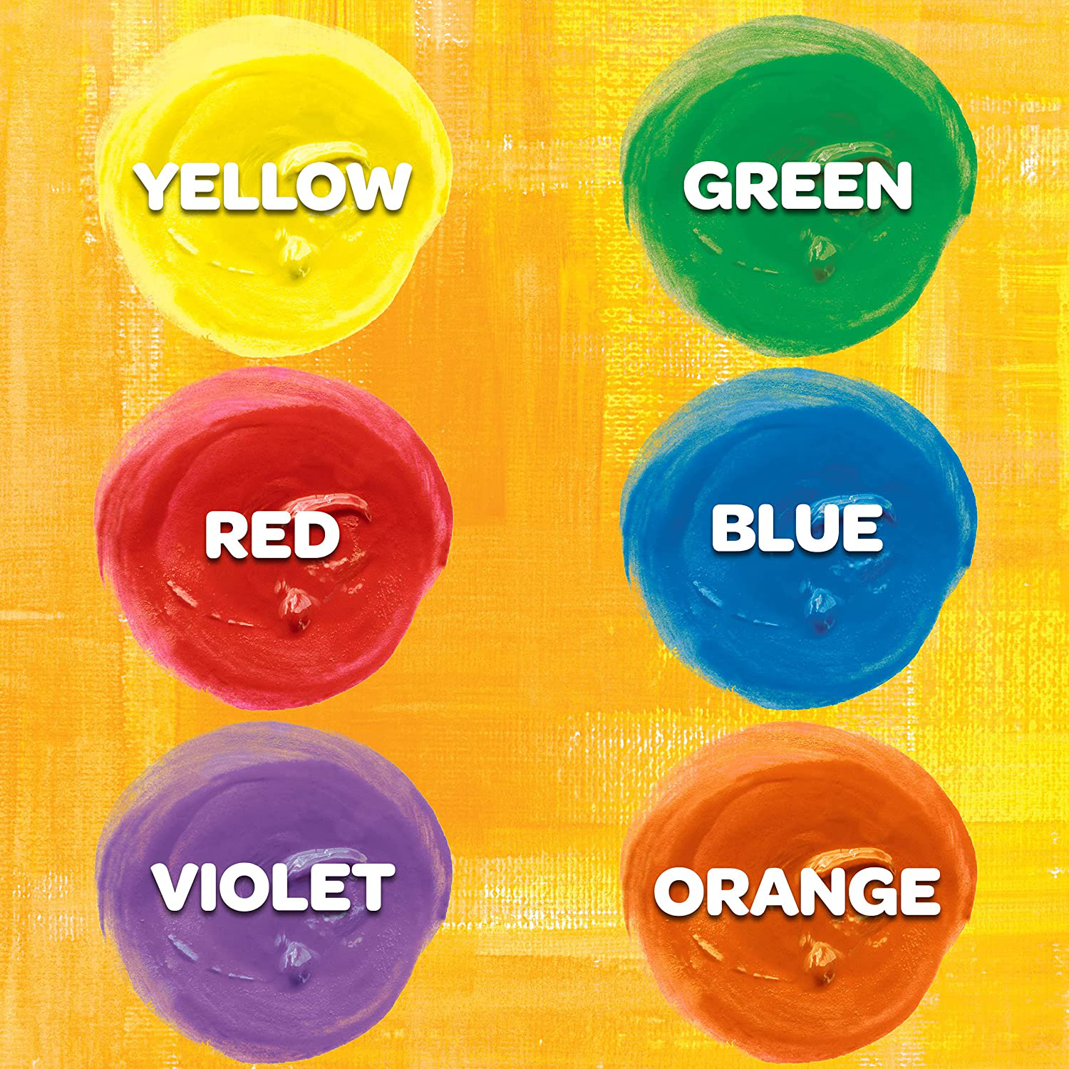 Crayola Washable Kids Paint, 6 Count, Kids At Home Activities, Painting Supplies, Gift, Assorted