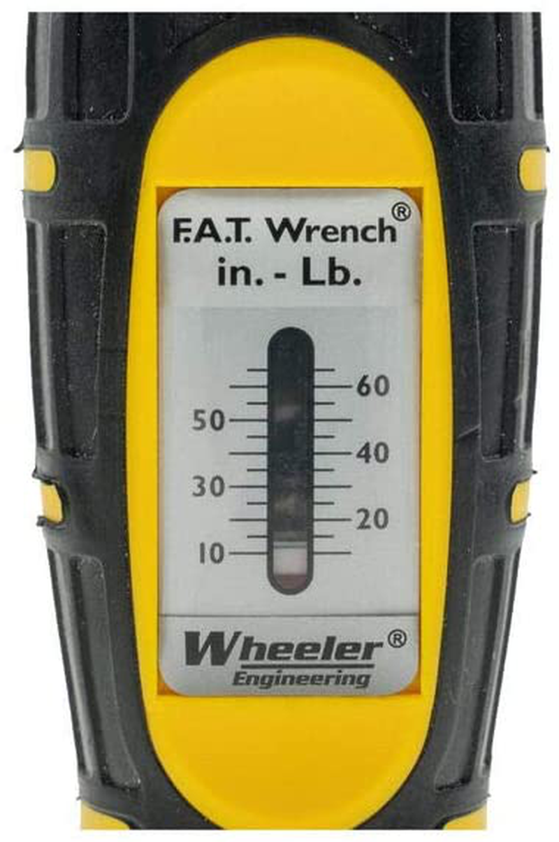 Wheeler Manual Firearms Accurizing Torque Wrench with Inch/Pounds Measurement, Bits and Storage Case for Scope Mounting, Gunsmithing and Maintenance