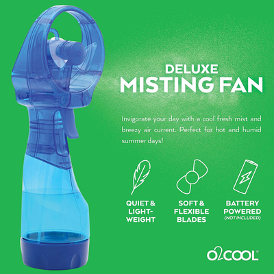 O2COOL Deluxe Misting Personal Fan