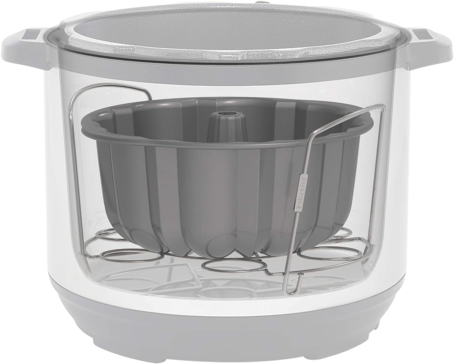 Instant Pot Official Round Cake Pan, 7-Inch, Gray
