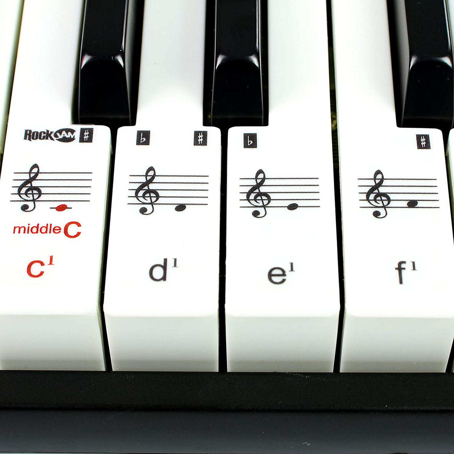 Rockjam (RJ549) 49-Key Portable Electric Keyboard Piano with Power Supply, Sheet Music Stand and Simply Piano App