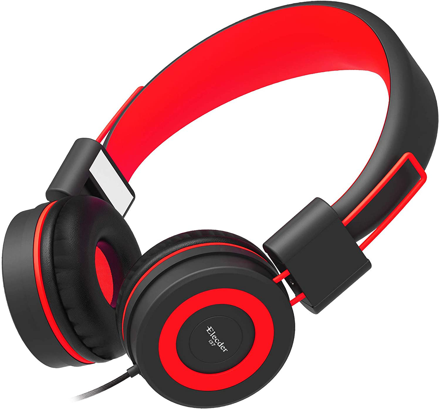 Elecder i37 Kids Headphones Children Girls Boys Teens Foldable Adjustable On Ear Headphones 3.5mm Jack