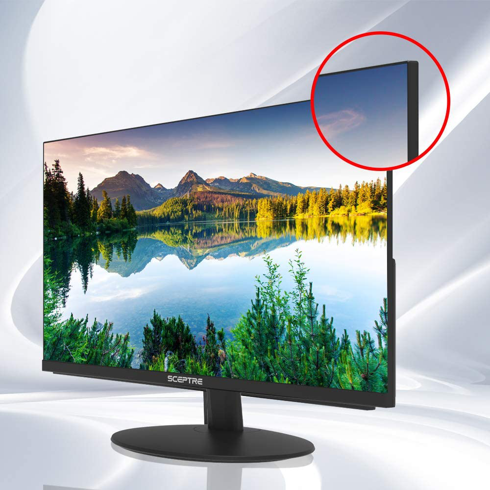 Sceptre IPS 24-Inch Business Computer Monitor 1080P 75Hz with HDMI VGA Build-In Speakers, Machine Black (E248W-FPT)