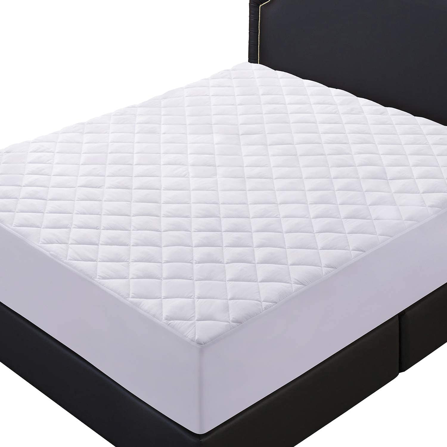LDC King Mattress Pad with 16-Inch Deep Pocket, Comfortable, Breathable, Easy to Put on, The Stretchable Quilted Fitted Mattress Cover