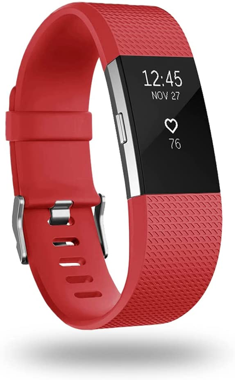 Replacement Bands Compatible for Fitbit Charge 2, Classic & Special Edition Adjustable Sport Wristbands
