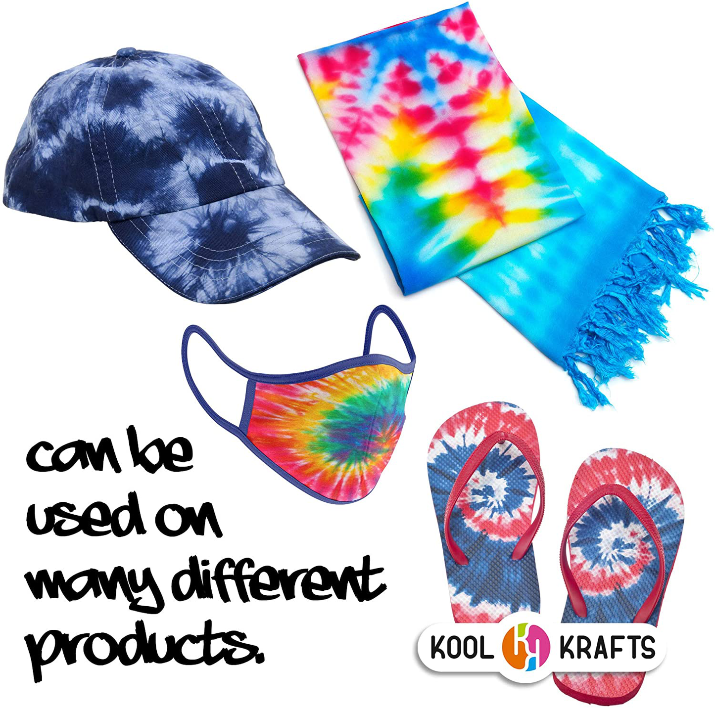 Tie Dye Kit - Tie Dye Kits for Kids - Includes 4 White T-Shirt - 12 Large Colors Tie Dye - Tie Dye Kits for Adults