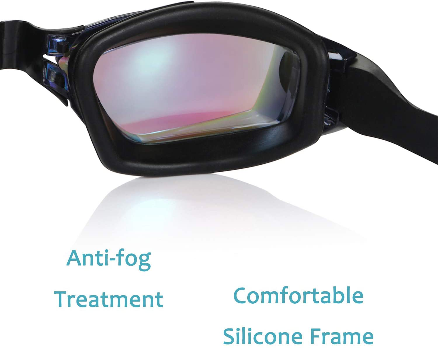 Aegend Swim Goggles, Swimming Goggles No Leaking Anti Fog Adult Men Women Youth