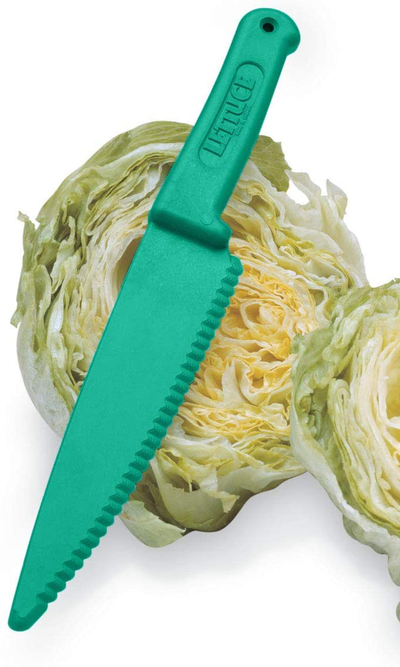 Norpro 586 , Blue Lettuce Knife, 11.25in/28.5cm