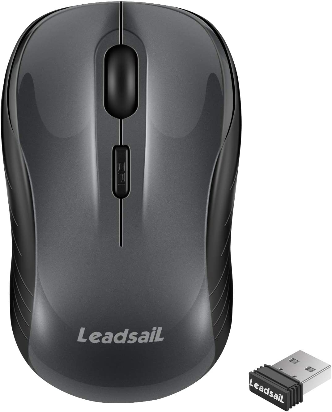 Wireless Mouse Silent 2.4G USB Computer Mouse Compact Optical Cordless Mouse Mini Quiet Wireless Mice, Noiseless, 4 Buttons, 3 Adjustable DPI Mobile Mouse for Pc/Laptop/ Windows/Mac/Linux