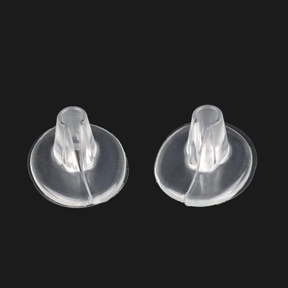 Artibetter Clear Gel Thong Sandal Spreader Flip Flop Gel Toe Guards Antislip Shoes Grip Pads