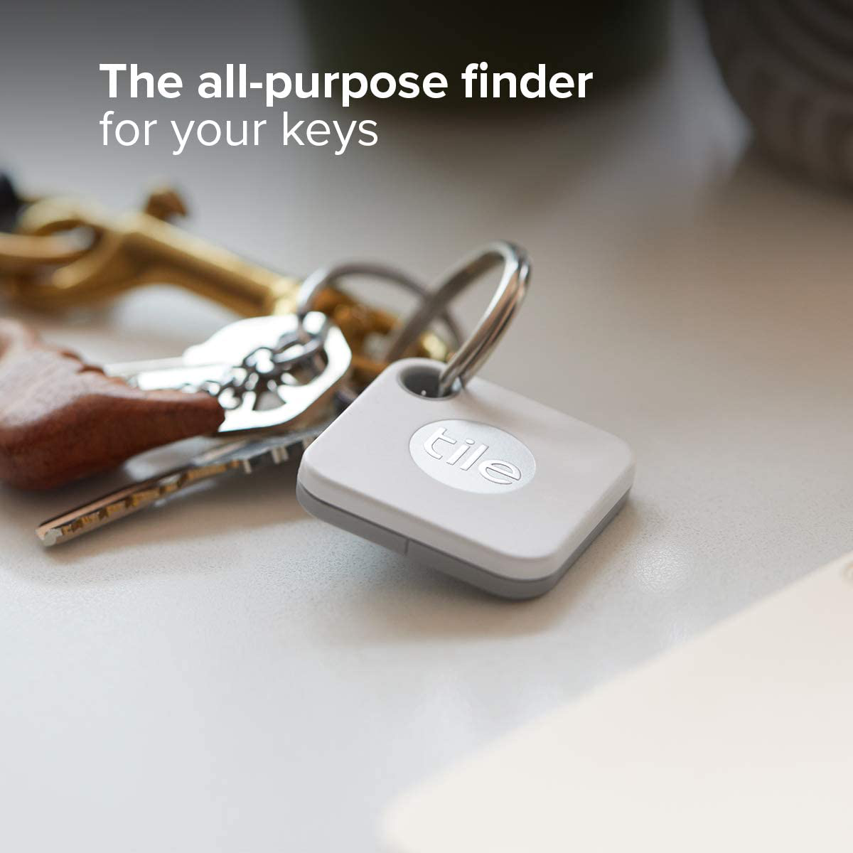 Tile Mate Bluetooth Tracker, Keys Finder and Item Locator for Keys, Bags and More; Water Resistant with 1 Year Replaceable Battery
