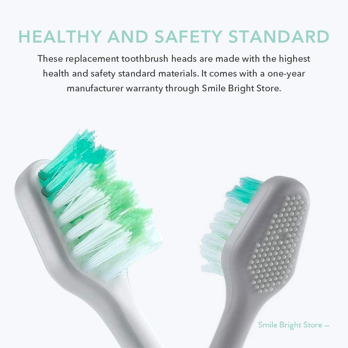 Smile Bright Store Platinum Sonic Toothbrush Replacement Brush Heads - Soft Bristles, Original Version (Pack of 3)