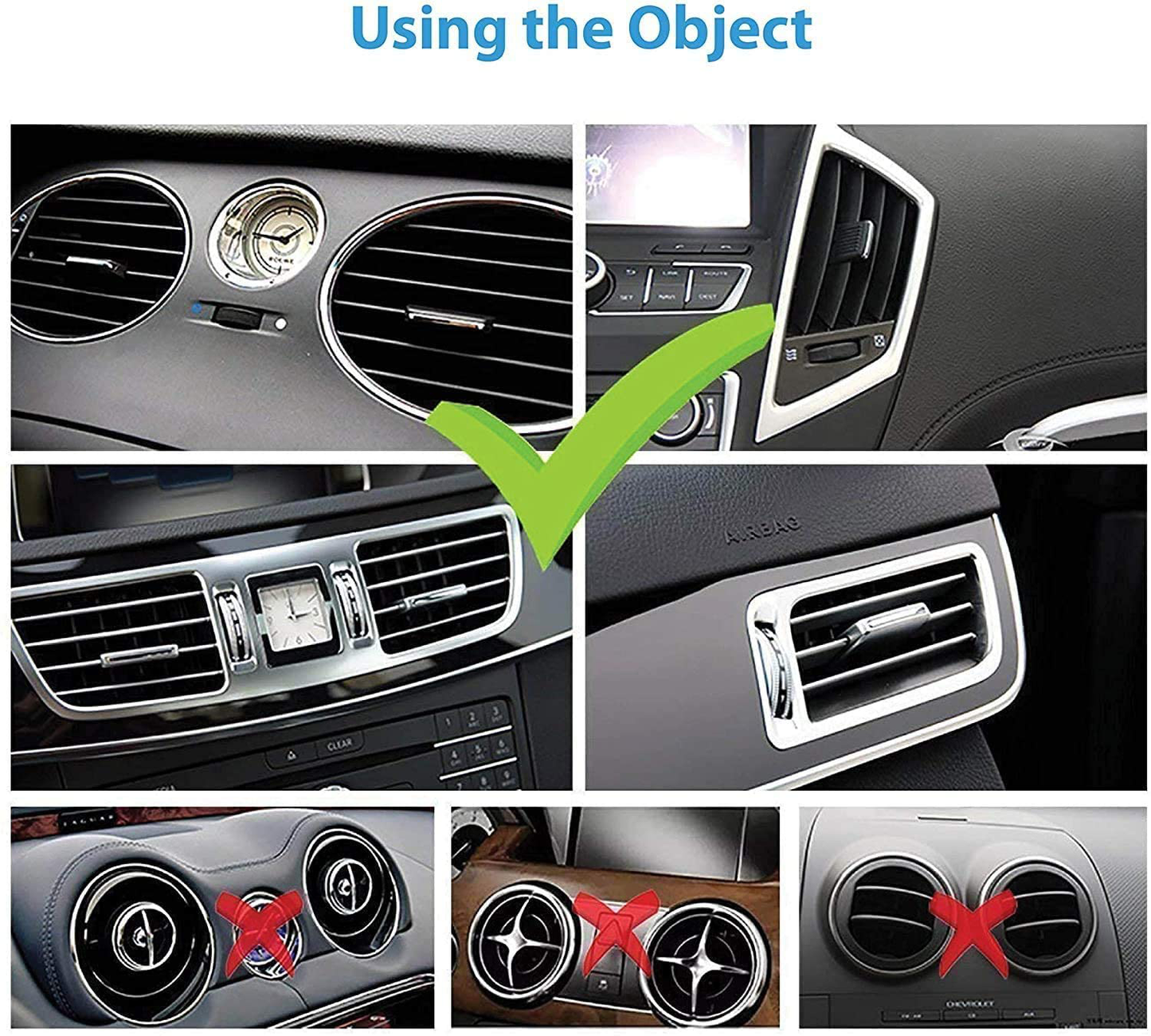 Beam Electronics Car Phone Mount Holder Universal Phone Car Air Vent Mount Holder Cradle Compatible for iPhone 12 11 Pro Max XS XS XR X 8+ 7+ SE 6s 6+ 5s 4 Samsung Galaxy S4-S10 LG Nexus Nokia