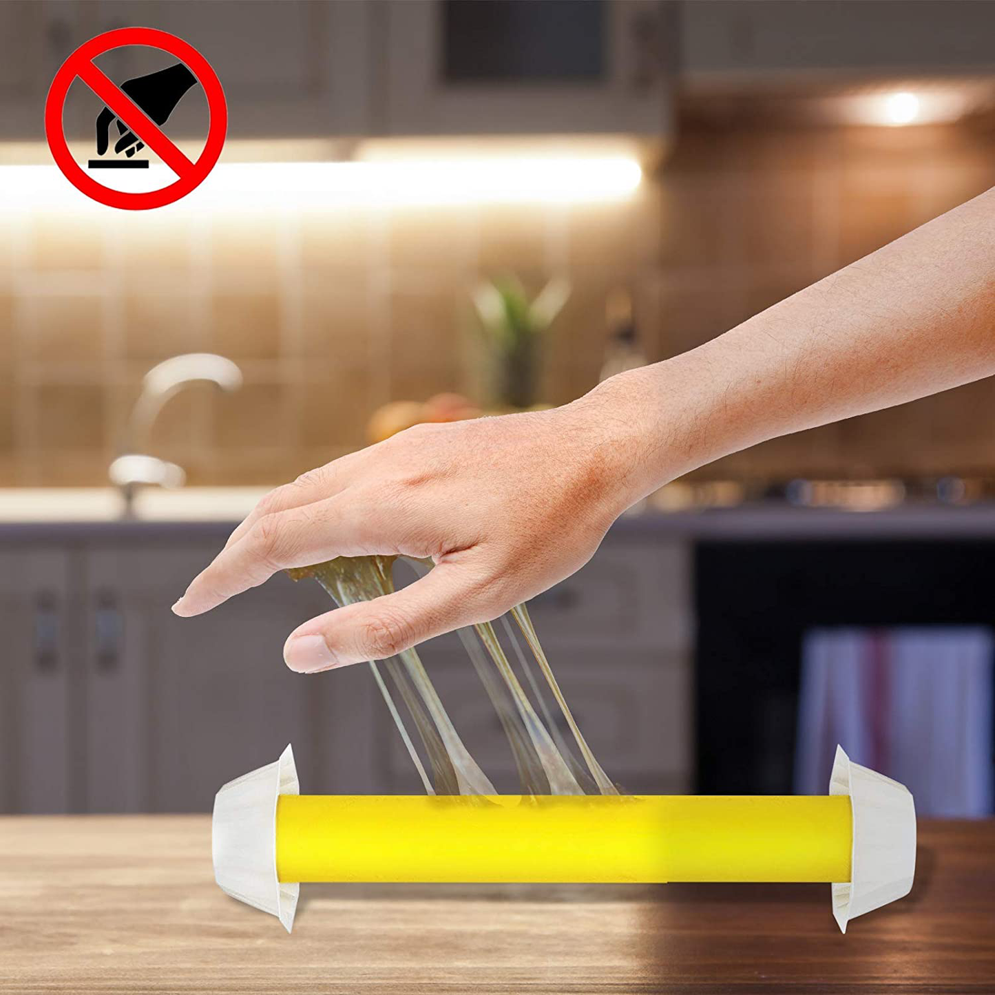Gideal Fly Stick 6-Pack Fly Trap Stick, Hanging Fly Traps Sticky, Flying Insect Trap with Hanging Hook, Indoor / Outdoor Fly Catchers