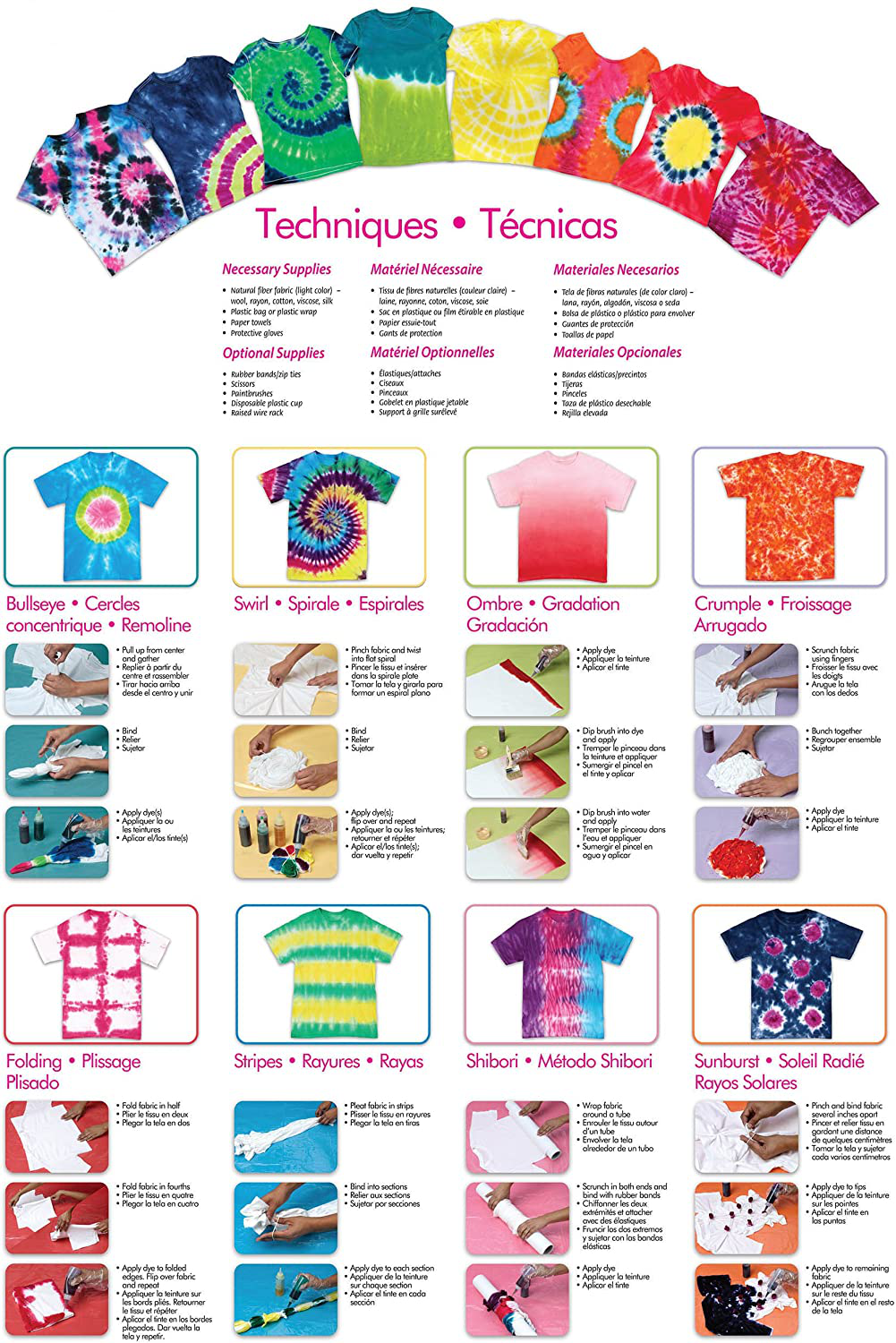 Tulip One-Step Tie-Dye Kit  All-in-1 Kit for Group Activity Tie-Dye