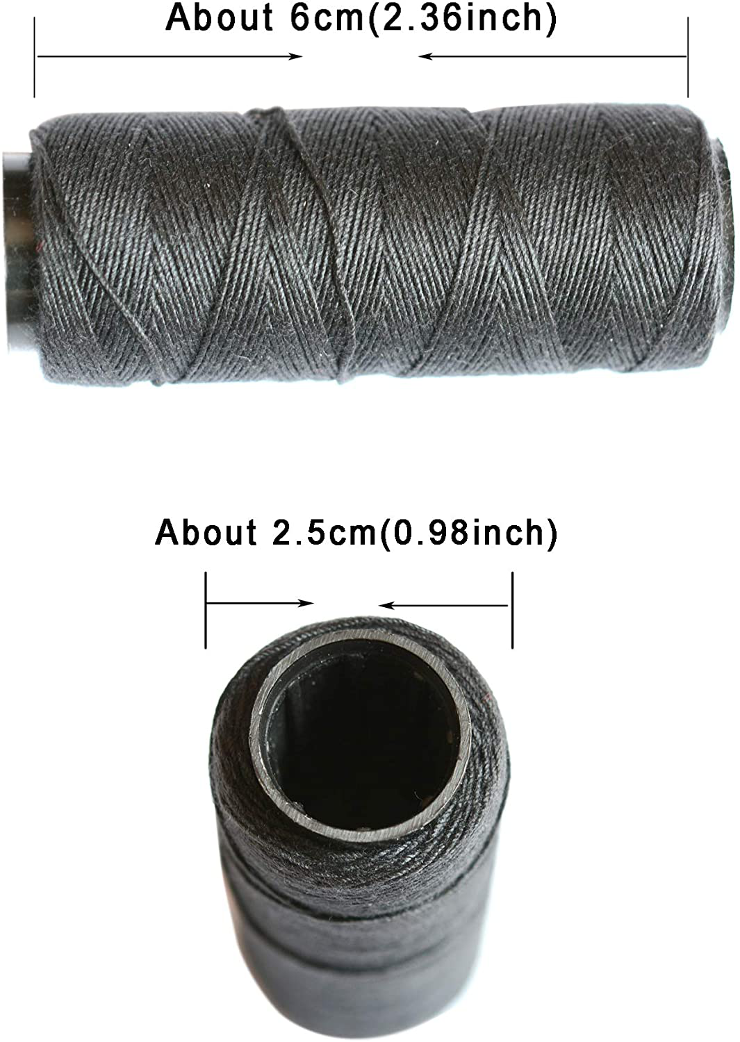 5 Rolls Sewing Threads Using for Hand Sewing,Hair Extensions,Making Wigs DIY and So On