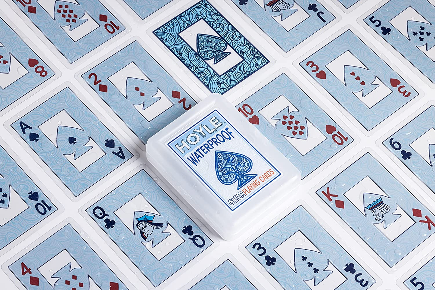 Hoyle Waterproof Clear Playing Cards - 1-Pack