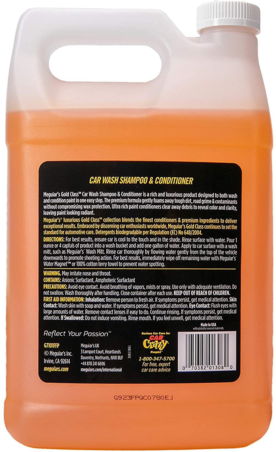 Meguiar's G55164 Gold Class Car Wash Kit