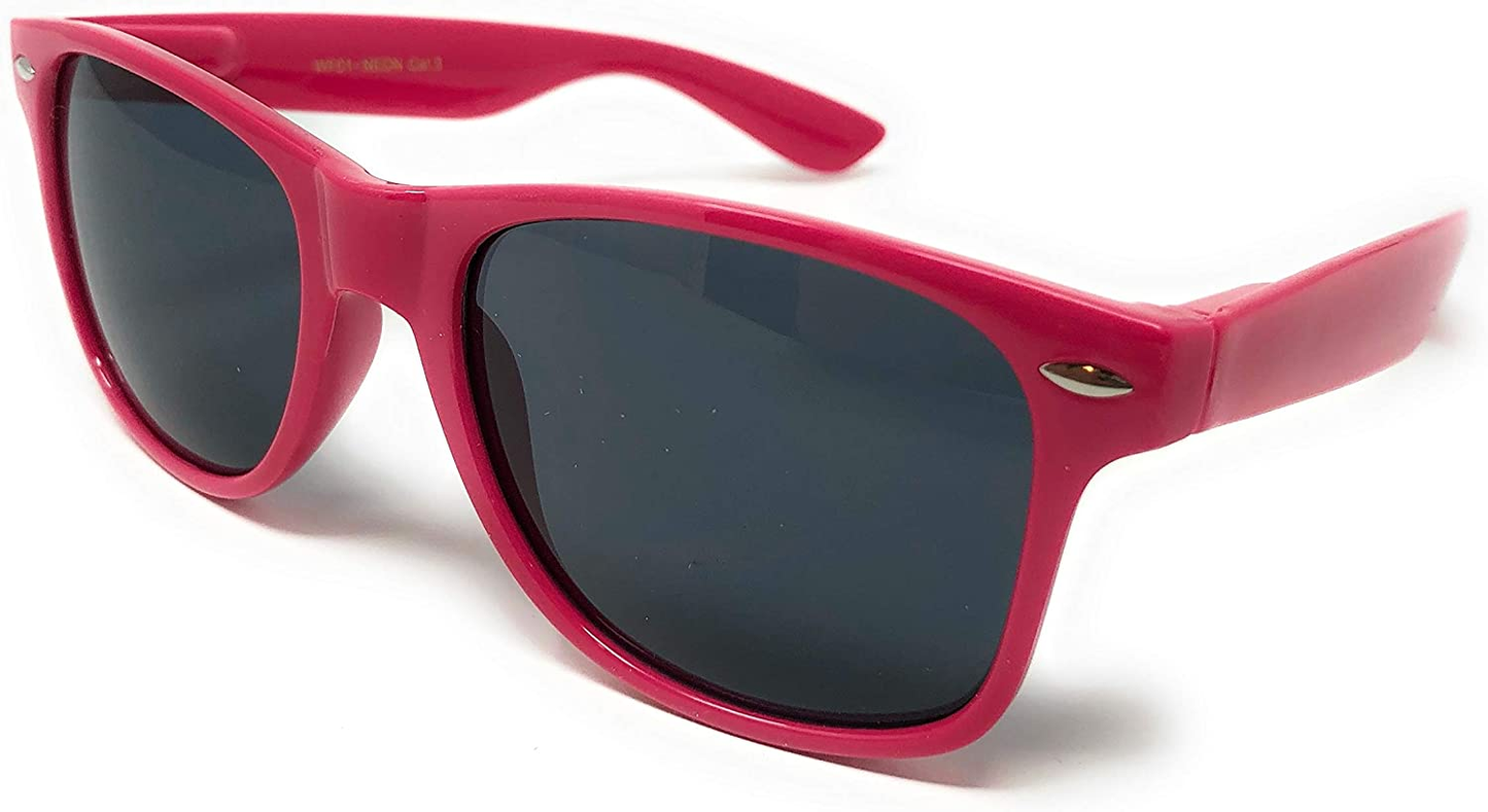 Webdeals Retro - Classic 80S Style Sunglasses Vintage Rectangle