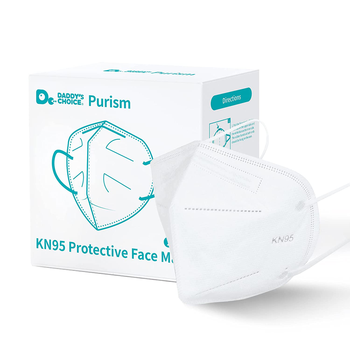 20 Pack Certified KN95 Face Mask - 5-Layer Protective Face Mask, White