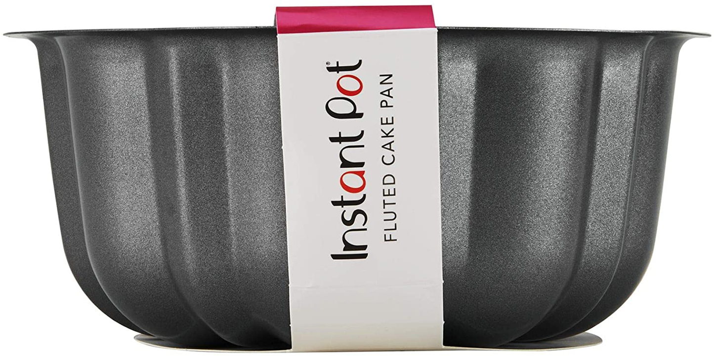 Instant Pot Official Fluted Cake Pan, 7-Inch, Gray
