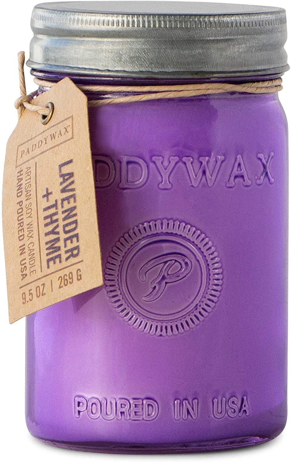 Paddywax Candles RJ812Z Relish Collection Scented Candle, 9.5-Ounce, Dandelion + Clover