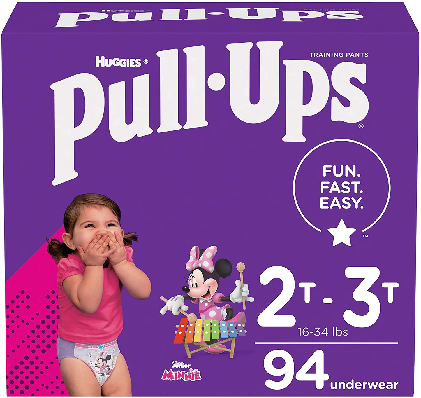 Pull-Ups Girls' Potty Training Pants Training Underwear