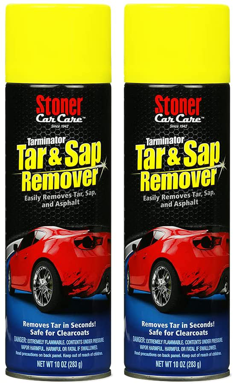 Stoner Car Care 91154 10-Ounce Tarminator Tar, Sap, and Asphalt Remover Safe on Automotive Paint and Chrome on Cars, Trucks, RVs, Motorcycles, and Boats, Pack of 1