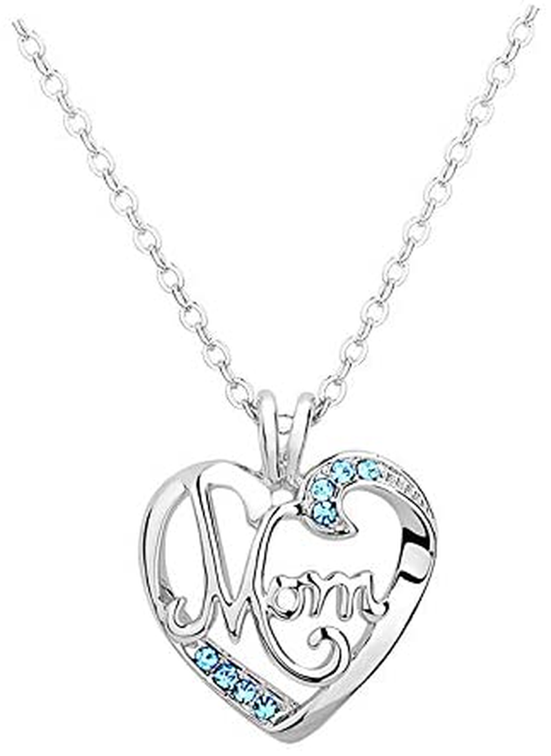 Mom Birthday Gifts Mothers Day Pendant Necklace Rose