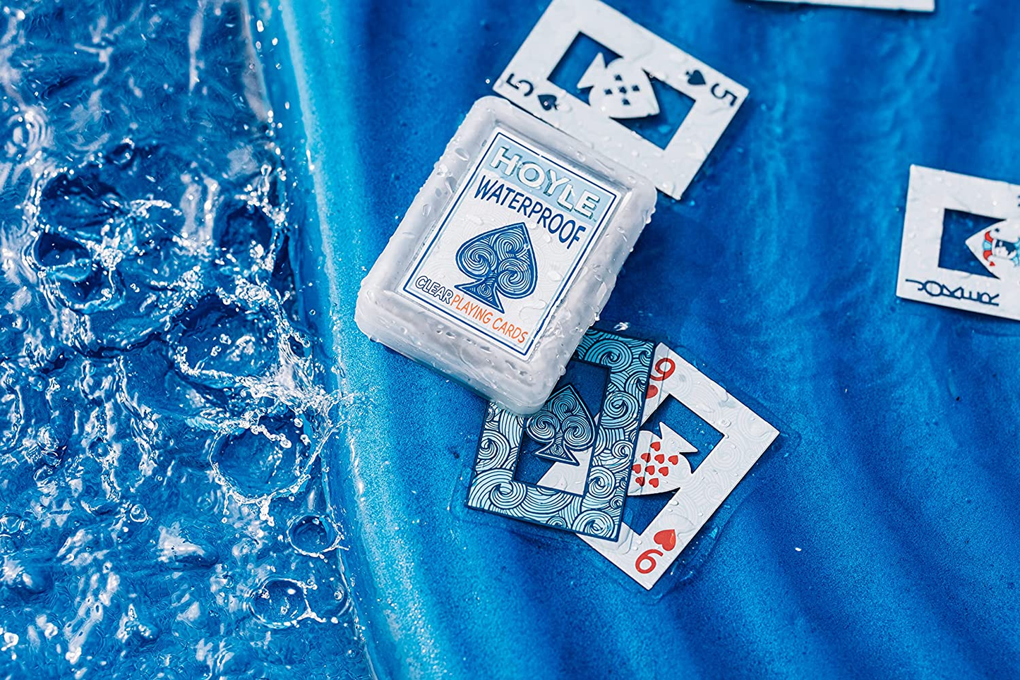 Hoyle Waterproof Clear Playing Cards - 1-Pack