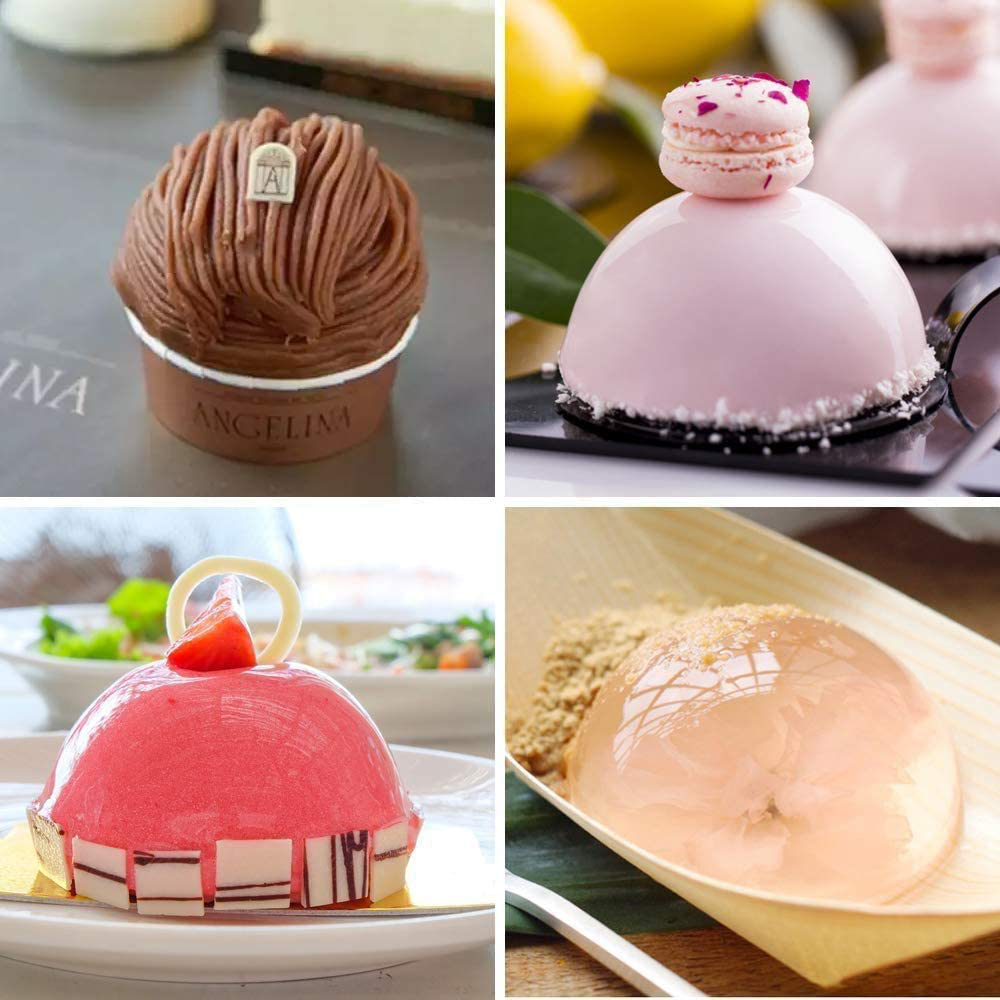 Silicone Baking Molds, 2 Packs Half Sphere Silicone chocolate Molds for Making Cake, Jelly, Dome Mousse, Brownie Cake