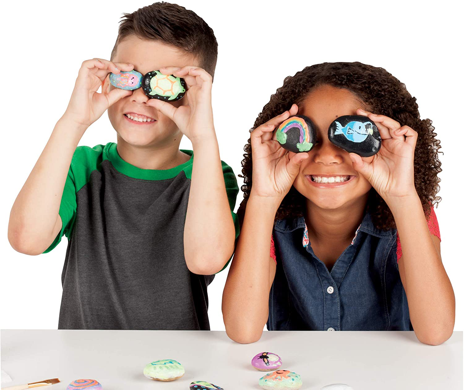 Creativity for Kids Rock Painting Kit - Paint 10 Rocks with Water Resistant Paint