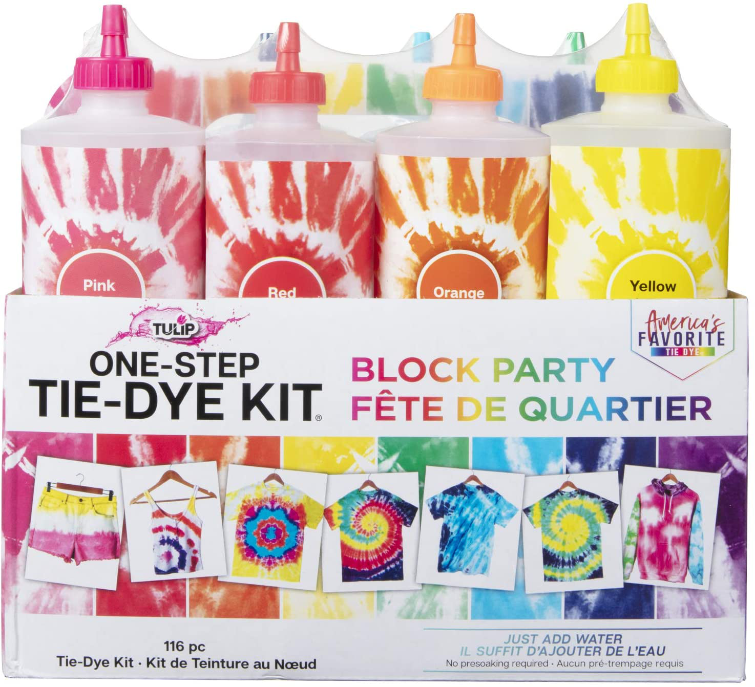 Tulip One-Step Tie-Dye Kit  All-in-1 Kit for Group Activity Tie-Dye