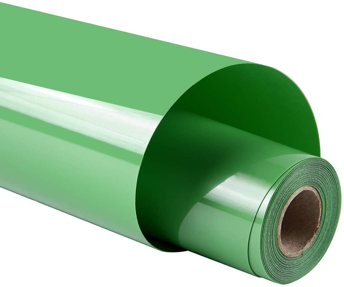 Adhesive Heat Transfer Vinyl for T-Shirts 12" x 8ft Roll Glossy