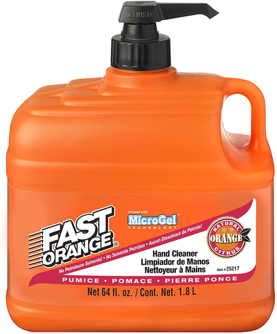 Permatex 25217 Fast Orange Pumice Lotion Hand Cleaner, 1/2 Gallon