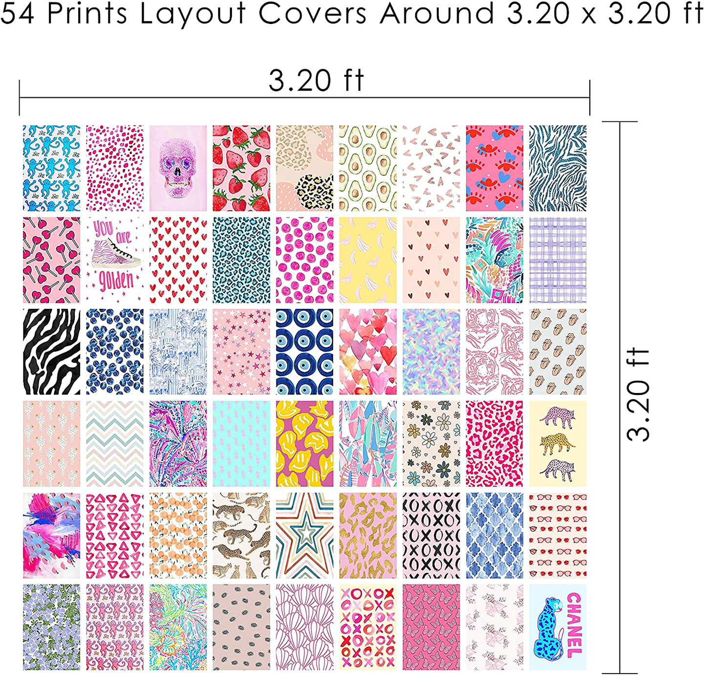 Waschbär 50PCS Grunge Aesthetic Picture for Wall Collage, Room Decor Aesthetic Grunge, Cool Collage Print Kit, Cool Room Decor for Girl, Wall Art Prints for Room, Dorm Photo Display, VSCO Posters for Bedroom, Room Decor Aesthetic Dorm Room Decor